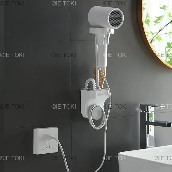 調節可能なヘアドライヤーホルダー,ユニバーサル,壁掛け,360度回転,プラスチック製収納棚 説明: 材質: プラスチック 表面処理: フロスト 重量: 3キロ 色: 白、オレンジ、緑、青 スタイル: 